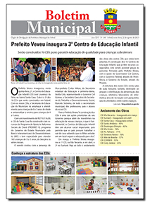 capa do boletim municipal de sobral