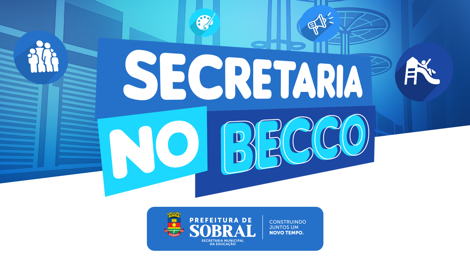 Secretaria da Educação leva serviços e diálogo no sábado para o Becco do Coto...