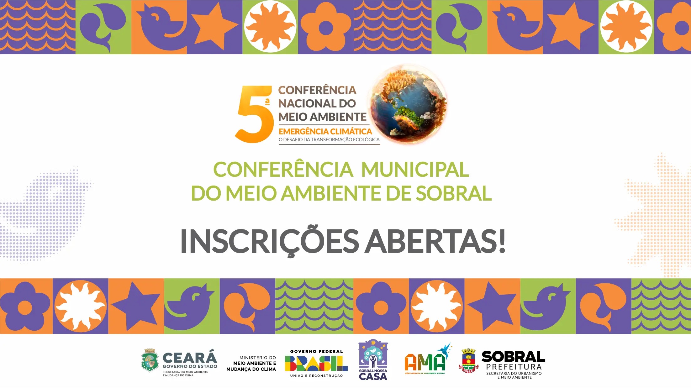 Inscrições abertas para 5ª Conferência Municipal sobre a Emergência Climática...