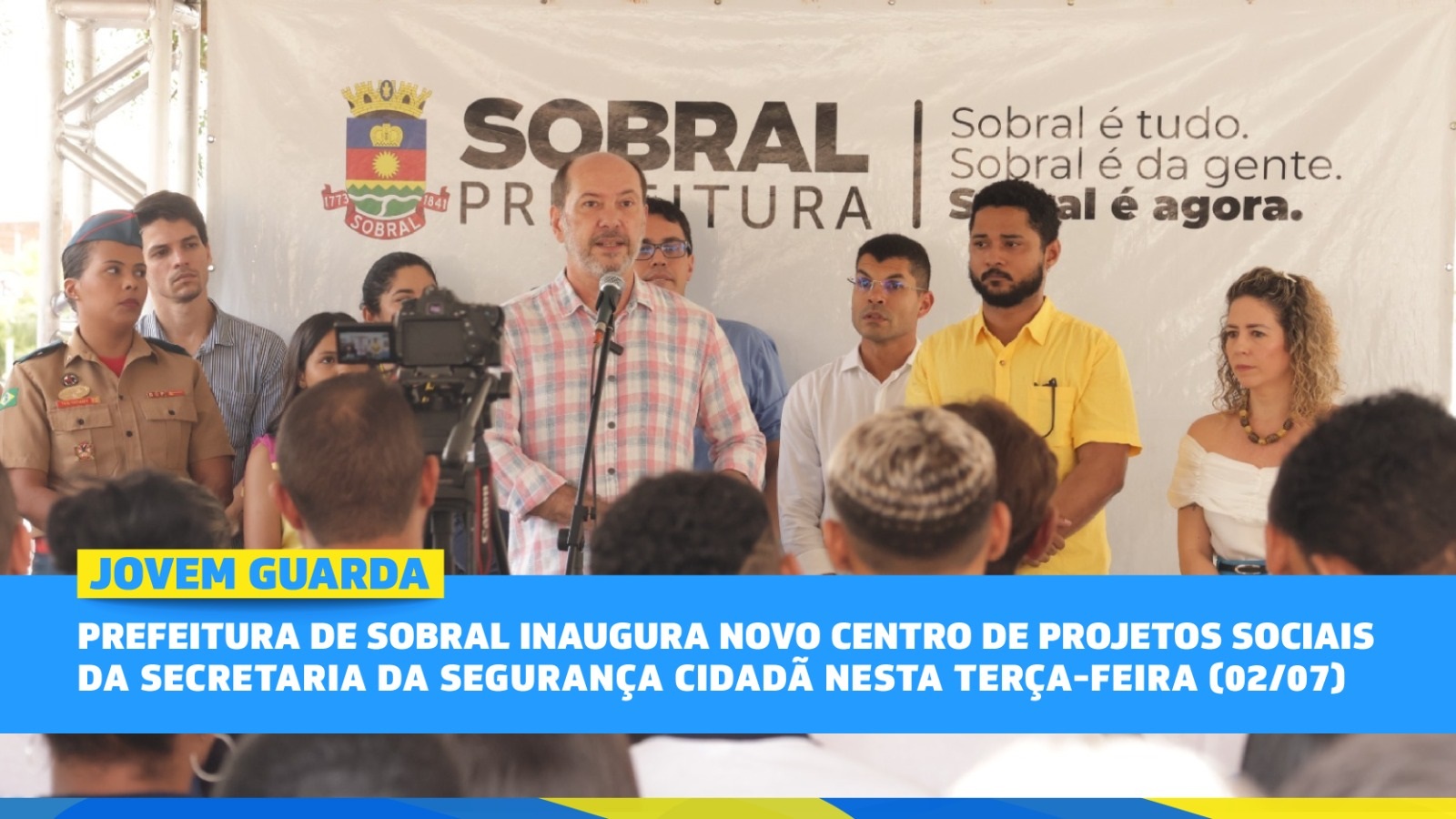 Prefeitura de Sobral inaugura novo Centro de Projetos Sociais da Secretaria d...