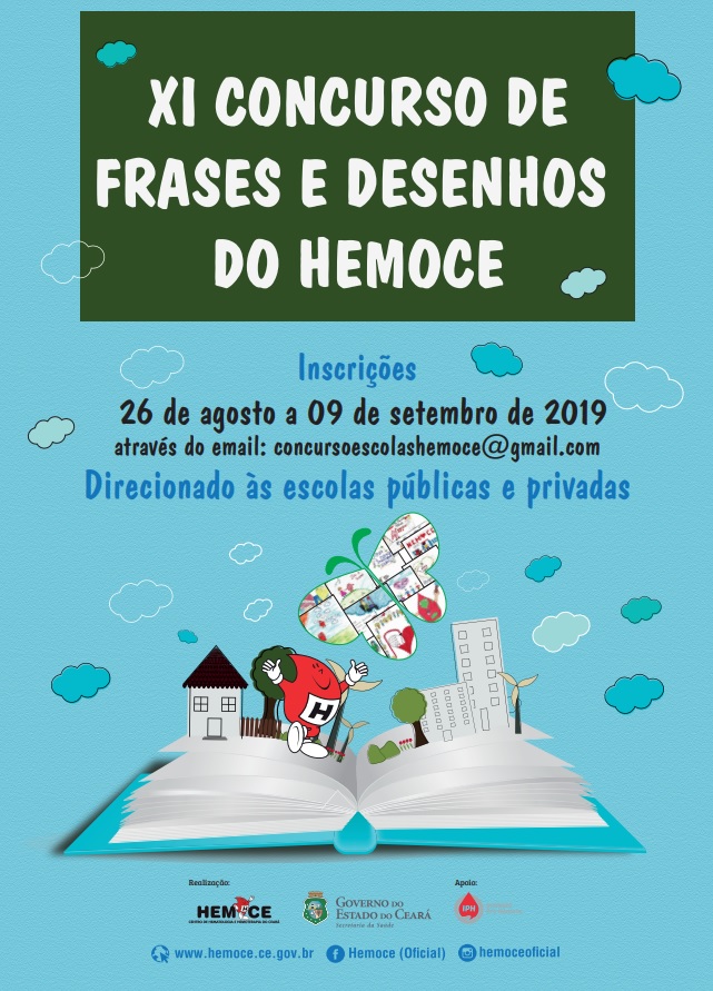 Prefeitura de Sobral - Inscrições abertas para o XI Concurso de Frases e  Desenhos do Hemoce