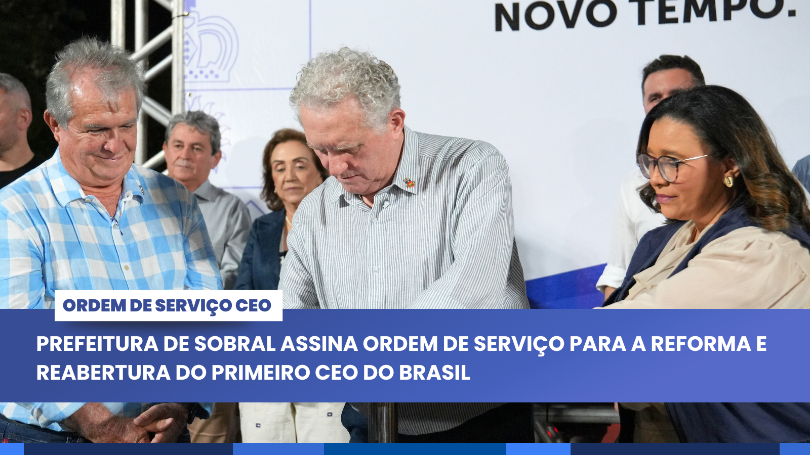 Prefeitura de Sobral assina Ordem de Serviço para a reforma e reabertura do p...