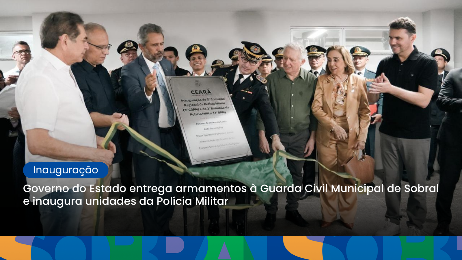 Governo do Estado entrega armamentos à Guarda Civil Municipal de Sobral e ina...