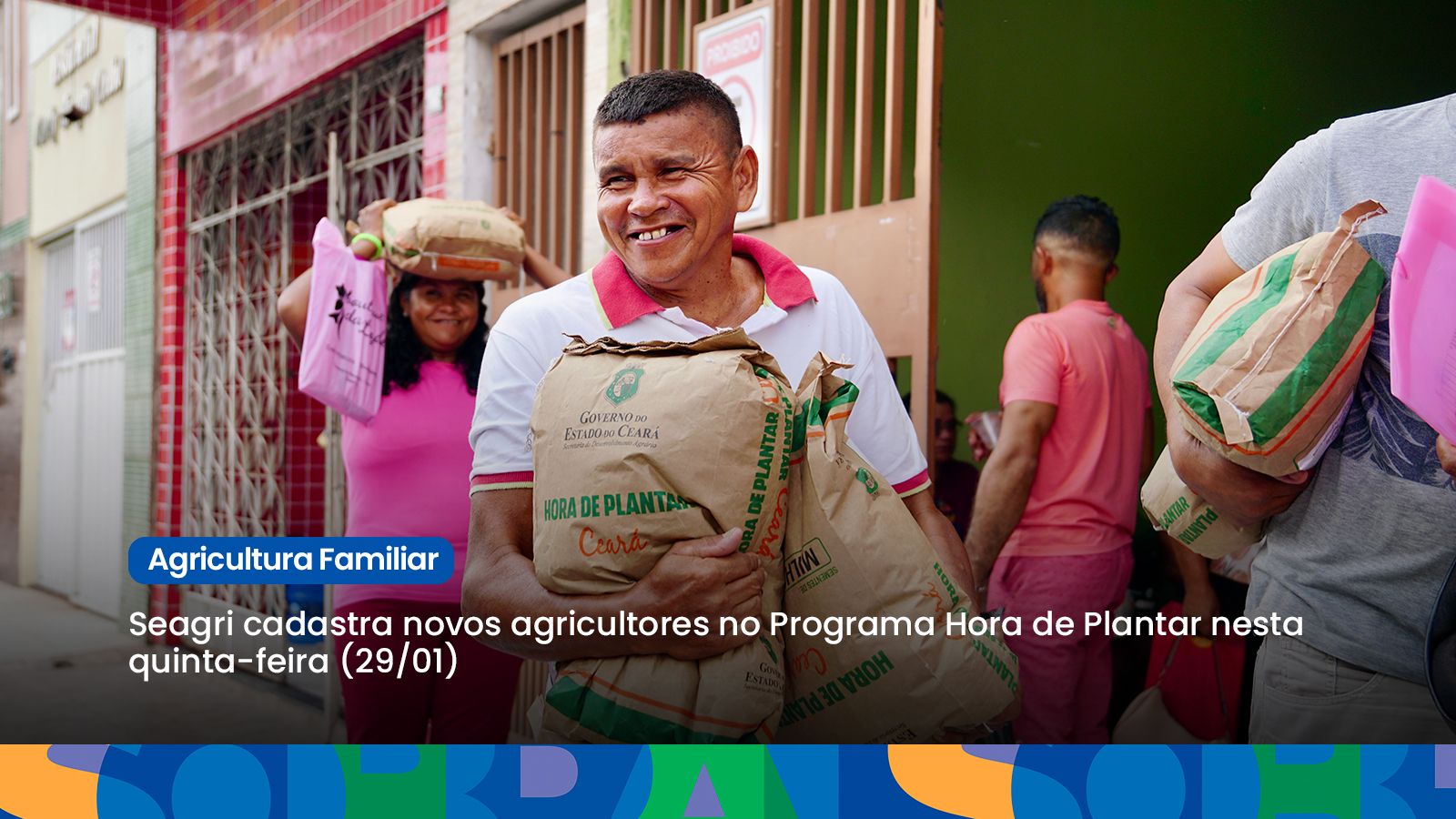 Seagri cadastra novos agricultores no Programa Hora de Plantar nesta quinta-f...